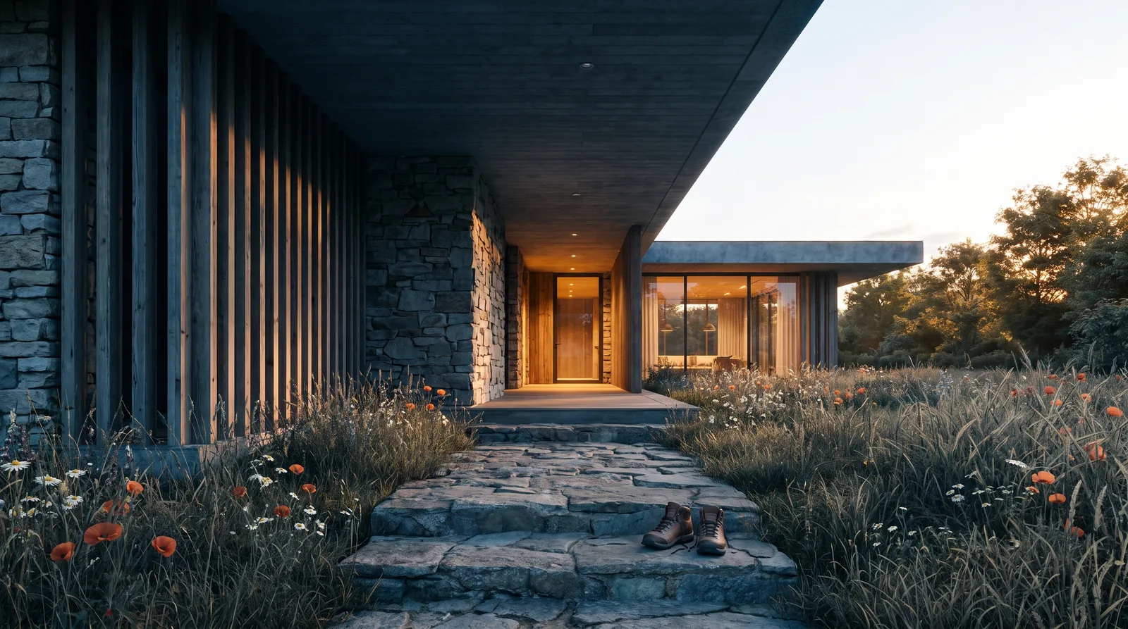 the approach · golden hour