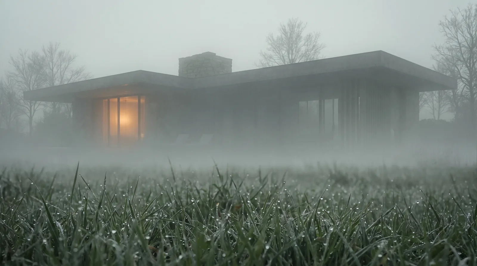 the house at seven · fog