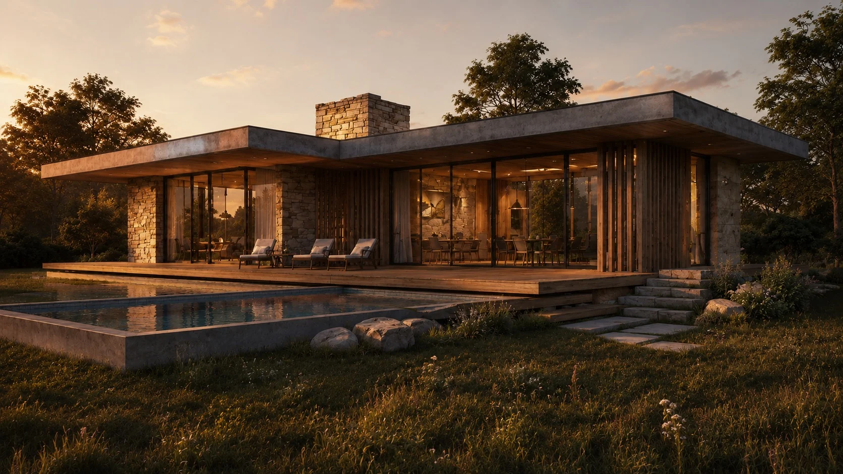 the same house at the hour it is sold at