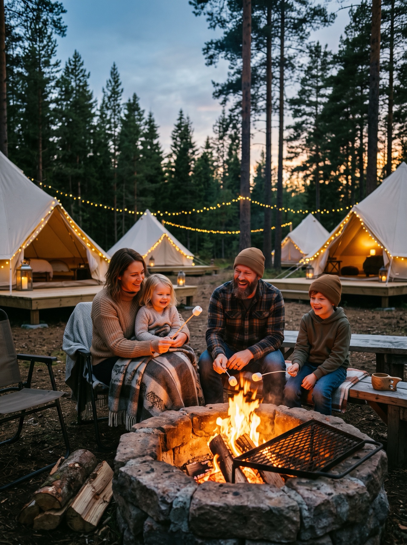A glamping site
