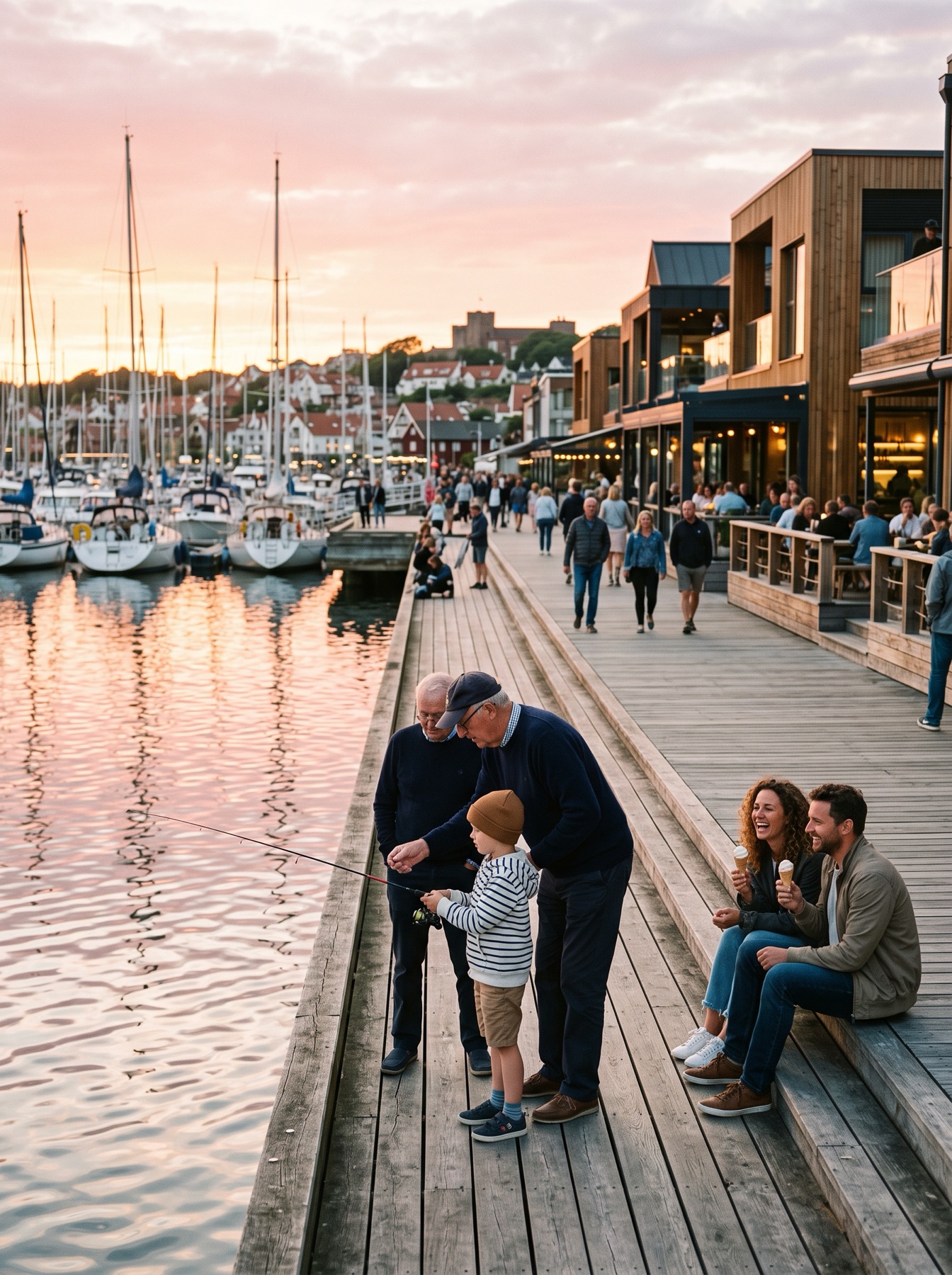 A waterfront